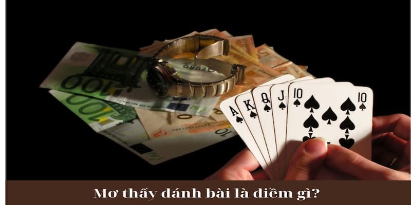 Mơ đánh bài thua tiền đem tới rất nhiều điềm báo khác nhau